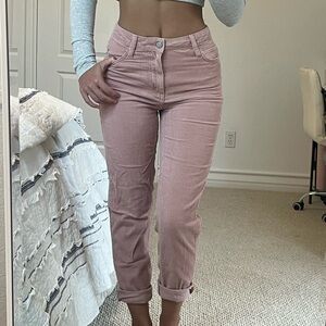 Pink Corduroy Pants